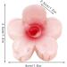 Wectirc Hair Clips For Women Flower Hawaiian Flower Strong Hold Clips Strong Hold Hair Clips Flower Hair Accessories For Women & Girls For Thick & Thin Hair Gradient light pink - Buy Online on GoSupps.com