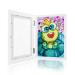 Qwyzor picture frame children's drawings A4 children art frame A4 for 150 pictures children art picture frames front opening picture frames for works of art fillable.