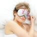 Kawaii Axolotl Noodle Sleep Mask | Soft Light-Blocking Eye Cover for Women | Adjustable Cartoon Blindfold & Eyeshade - Buy Online on GoSupps.com