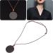 Volcanic Stone Pendant Lucky Blessing Chakra Beads Pendant Adjustable Healing Necklace Fashionable Rope Energy Necklace Health Care Pendant for Women Men - Buy Online on GoSupps.com