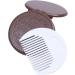 Myhoomowe 1x Cute Cookie Shaped Design Mirror Makeup Comb Brown - Buy Online on GoSupps.com