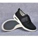 Women's Relief Diabetic Shoes - Summer Extra Wide Width Walking Sneakers with Adjustable Strap for Swollen Feet - Size 12 Black - Buy Online on GoSupps.com