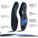 PCSsole Orthotic High Arch Support Insoles for Men and Women - Gel Sport Inserts for Flat Feet, Plantar Fasciitis, Over Pronation - Size L (10-11.5) 30cm Black - Buy Online on GoSupps.com