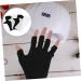 ABOOFAN 2 Pairs Half Finger Gloves Nylon Gloves Anti-uv Gloves Nail Dryer Gloves Pink Gloves Sun Gloves Nail Art Accessory Uv Gloves for Manicure Breathable Sun Protection Gloves Gel 21x12x0.1cm As Shown - Buy Online on GoSupps.com