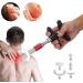 Portable Manual Chiropractor with 6 Massage Heads Durable & Comfortable Back Massager (Red) for Ultimate Relaxation - Buy Online on GoSupps.com