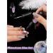 2PCS Rhinestone Nail Glue Set - Clear 20ml Acrylic Adhesive for Press On Tips, Gems, & Jewels - DIY Nail Decoration Supplies - Buy Online on GoSupps.com