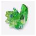 Natural Angel Quartz Green Aura Titanium Crystal Cluster Stone 150g-500g Crystal Cluster (Color : 1pc 370g-430g)