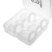 PandaEar 6 Pack 3 Sizes Toddler Silicone Pouch with Pacifier Protector Boxes for Baby Fruit Food Feeder| Universal Accessories| Transparent| BPA Free - Buy Online on GoSupps.com