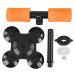 Abdomen Roller Build Muscle Abdomen Roller Exercise Wheel Metal for Home Orange
