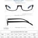 Henotin 4 Pair Reading Glasses for Men & Women - Half Moon Blue Light Blocking Eyeglasses Spring Hinge A-mix 2.0 Diopters - Buy Online on GoSupps.com