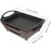 RORPOIR 1pc Oven Nonstick Coating Stove Pan Outdoor Grills Metal Barbecue Rack Grill Plate Grilled Fish Stove Alcohol Bbq Stove Camping Stove Medical Stone Coating Pull-out - Buy Online on GoSupps.com