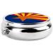 Arizona Flag Portable Metal Pill Box - Mini 3-Compartment Design for Travel | Ideal for Small Pills - Buy Online on GoSupps.com