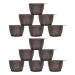 UKCOCO 12pi ces Bol M langeur pour Coloration Capillaire Gobelets Plastique pour M langer et Appliquer Teinture Outils pour Usage Domicile Salon Lot de Fonc