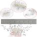 Wedding Hair Accessories for Women Clysburtuony Bridal Flower Side Hair Clips Pearl Bridal Headpiece Wedding Hair Pins (White Combs) - Buy Online on GoSupps.com