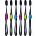 Colgate 360 Charcoal Infused Toothbrush, Floss-Tip Bristles, Soft (Pack of 6) - Assorted Colors - Buy Online on GoSupps.com