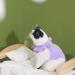 Yeapeeto Cat Recovery Suit | E-Collar Substitute for Cats | Prevent Licking Abdominal Wounds | Breathable & Warm After Surgery | Purple S - Buy Online on GoSupps.com