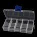 uxcell 2 Pcs Clear Plastic 10 Sections Press Buckle Tablet Box Holder - Organize & Store Tablets Safely | International Shipping Available - Buy Online on GoSupps.com
