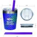 Carson Mermaid Kids Stainless Steel Tumbler - Baby Shark Design - 9 oz - Double Wall Insulated - Hot/Cold Beverage - Travel Cup for Kids/Toddlers - Sweat-proof/Splash-proof - Buy Online on GoSupps.com