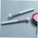MAGICLULU 6 Pcs Makeup Brush Set - Sponge Concealer Eye Shadow Blending Bronzer Lipstick - Travel-Friendly White Wooden Handle Synthetic Brushes - Buy Online on GoSupps.com