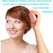 Hair Shampoo Brush & Scalp Massager - Soft Silicone Bristles for Wet & Dry Use Promotes Hair Growth - Pink - Buy Online on GoSupps.com