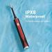 CD-02 Electric Toothbrush - Wireless Charging Rechargeable 4 Modes & Pressure Sensor | Long-lasting Battery Life - Black & Red - Buy Online on GoSupps.com