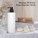 Refillable Reusable ABS Shampoo Dispenser - 250ml Leak-Proof Pump Bottle for Massage Oil & Shampoo - Buy Online on GoSupps.com