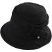 1920s Vintage Cloche Bucket Hat | Packable Ladies Church Derby Party Fashion | Winter Floppy Hat 55-60CM | Black Medium - Buy Online on GoSupps.com