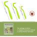 Nepfaivy Tick Remover Tool for Dogs - 3 Pcs Painlessly Tick Remover for Humans and Cats Pets Green - Buy Online on GoSupps.com