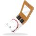 Travel Lipstick Organizer Case - Portable Makeup Bag with Mirror | Baseball Texture Print - E593i5fgze - Buy Online on GoSupps.com