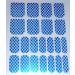 Chix Nails Fishnet Beauty Vinyl Foils Nail Wraps - Blue Silver Color - Buy Online on GoSupps.com