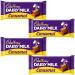 Milk Caramel Chocolate Bundle With Dairy Milk Caramel Chocolate Bar 120g (4 Pack)