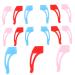 Osaladi 15 pairs anti-slip cover for glasses glasses brick brick holes glasses holes glasses.