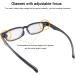 Buy Flex Focus Adjustable Glasses - Variable Focus Blue Light Blocking Reading Glasses for Men & Women - Unisex Black Style - International Shipping Available - Buy Online on GoSupps.com