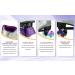 YYW Double Roller Skates - Purple Glossy Flash | High-top PU Leather Skates for Women Men with Light up Wheels | Adjustable Sizes for Adult Girls Beginners - Buy Online on GoSupps.com
