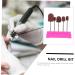 Toddmomy Manicure Drill Bit 1 Set Nail Sand Ring Cap Clean Drill Rig To Rotate Felt Wool Nail Drill Bit 8x6cm Rosy - Buy Online on GoSupps.com