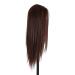 Youyijia 24 Practice Head - Brown Hairdressing Training Head with Holder for Hairstyles - Perfect for Stylists & Students - Buy Online on GoSupps.com