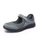 Women's Outdoor Fitness Shoes Breathable Mesh Shoes Sports Slippers with Velcro Fastener Gray 42 EU