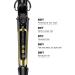 Lanvier 1 Inch Curling Iron - Extra Long Professional Hair Curler with Ceramic Tourmaline Barrel, Dual Voltage, Up to 450آ°F - Perfect for Waves & Curls - Black - Buy Online on GoSupps.com