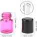 50-Pack 1ml Glass Roll-On Bottles Mixed Colors with Stainless Steel Roller Balls and Black Caps for Aromatherapy - Includes Pipette - Buy Online on GoSupps.com