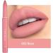  Beliky Girl Matte Lightweight Pencil Lipstick with Built-in Pencil Sharpener Rotary Cut Dual Use Waterproof No Drying No Fade Lipstick Lip Pencil Set (#3) - Buy Online on GoSupps.com