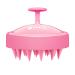 Heeta scalp massage brush for wet and dry hair Gently head massage brush shampoo hair brush with a soft silicone head for peeling and head massage pink 01-pink