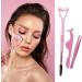Eyelash Curler Set with Comb & Tweezers - Professional Lash Tools with 2 Refill Pads (Pink) for Volumizing Lift | Worldwide Shipping - Buy Online on GoSupps.com