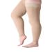 Runee Wide Leg Compression Socks 20-30mmHg for People with Wide Calves and Thighs Beige