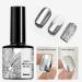 Metal Gel Nail Polish - Mirror Silver Metallic Nail Polish Painting Drawing Gel Polish Nail Art - 3D Metal Painting Nail Gel - Drawing Mirror Nail Gel Polish - Nail Painting Gel DIY Nail Manicure - Buy Online on GoSupps.com
