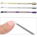 Nail Art for Women Cuticle Pusher Double Head Remove Dead Skin Stainless Steel Nail Polish Remover Tool for Manicure Nail Polish Removal for Manicure - Buy Online on GoSupps.com
