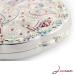 Jinvun Silver Vintage Round Purse Double Sided Mirror with Magnification - Compact Handheld Mirror for Makeup, Travel, and Vanity - Buy Online on GoSupps.com