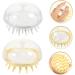 FOMIYES Shampoo Brush Set - 10 Silicone Hair Massagers for Scalp Care | Perfect for Shower & Pet Grooming | Multi-Color Hairbrushes 8x8x5cm - Buy Online on GoSupps.com