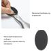 Foot File Callus Remover Scrubber Stainless Steel Dead Skin Scraper Double Sided Ergonomic Foot Rasp Pedicure Tool 10 Replaceable Sandpaper - Buy Online on GoSupps.com
