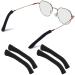 Lalafina 2 pairs of leg covers for sunglasses glasses holder for behind the ear holder for glasses hanging tips sunglasses holder.