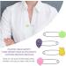 Culer 4pcs Nappy Pins - Plastic Head Safety Pin Clips for Cloth Diapers & Bibs | Baby & Toddler Essentials - Buy Online on GoSupps.com
